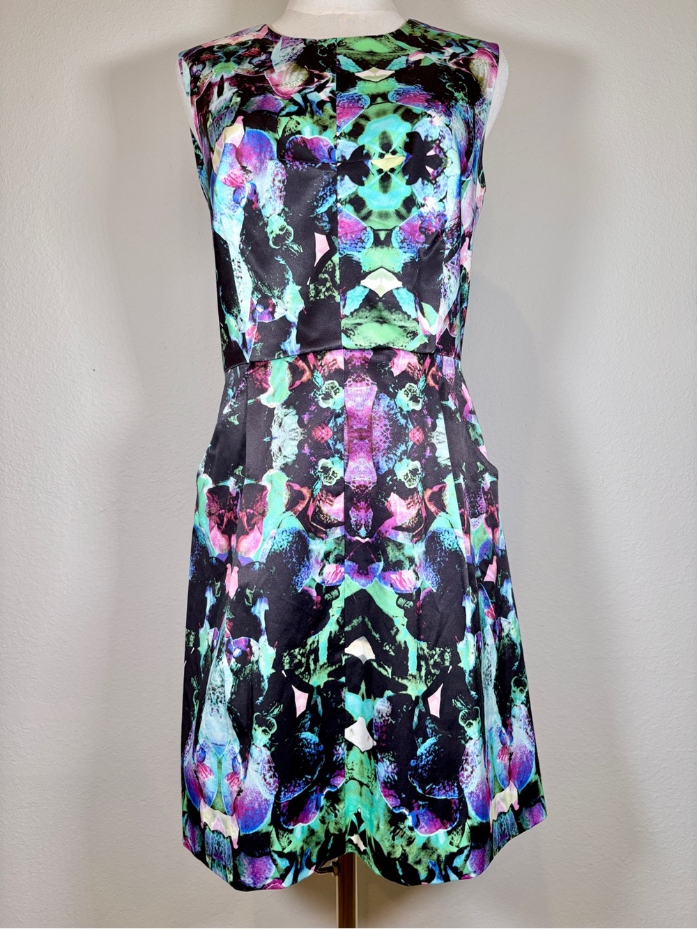MILLY Coco Orchard Printed Sheath Dress Size 12 - Picture 1 of 10